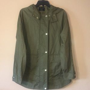 Olive Green Lightweight Utility Jacket
